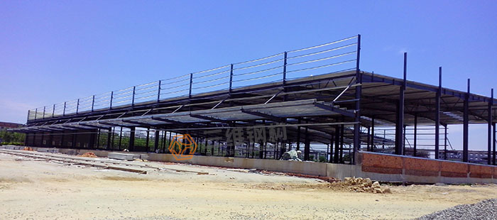 山东三维钢结构公司建造的轻钢结构厂房