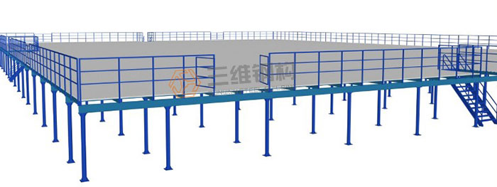 山东三维钢结构公司钢结构平台