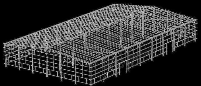 山东三维钢结构股份有限公司钢结构厂房施工图