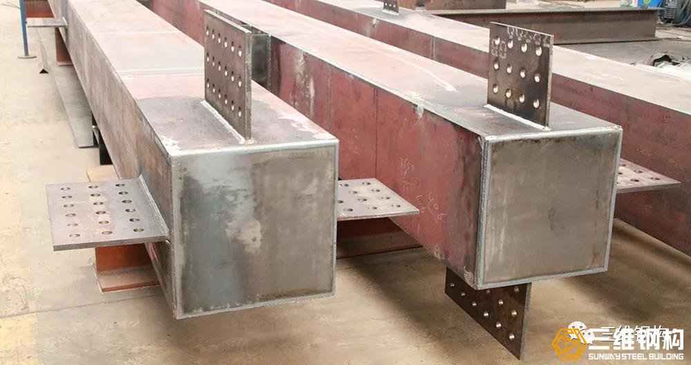 钢结构厂房上的箱型柱加工制作