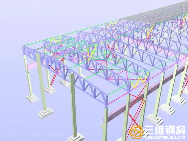 多层钢结构厂房结构组合类型设计